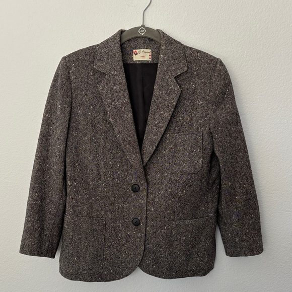 Pendleton Jackets & Blazers - Hand Tailored from Pendleton Tweed Blazer with Two-Button Design 3/4 Sleeves